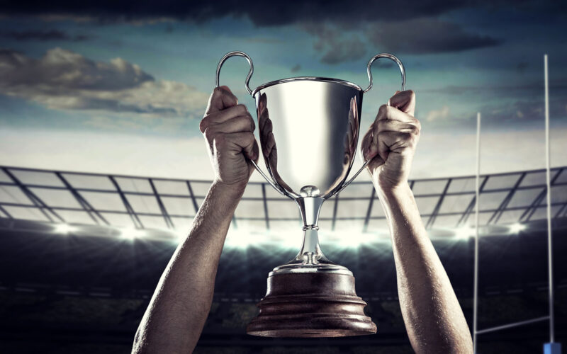 winning the trophy